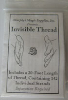 Invisible Thread, 20 Feet, Not Stripped