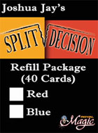 Split Decision Refill Package, Blue Color