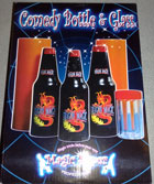 Passe Passe Bottles and Glass, Set of 3, Plastic, Comedy