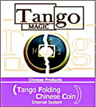 Folding Chinese Coin, Internal by Tango Magic