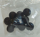 Sponge Balls Black, 0.5 Inch, Micro, Pack of 10 by Goshman