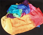 Silk Streamer, Multicolor, 4 Inch x 15 Feet