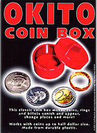 Okito Coin Box Opaque Red by Trickproduction