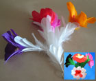 Sleeve Bouquet, Feather Flowers by Black Magic