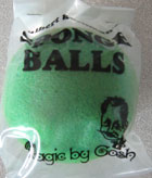 Sponge Balls 4 Inch, Super Soft, Green by Goshman