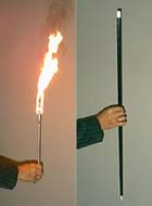 Flaming Torch to Cane