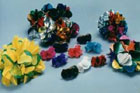 Spring Flowers for Tray, 4 x 14 flower Bunches made of Cloth