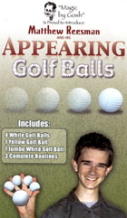 Appearing Golf Balls by Matthew Reesman & Goshman