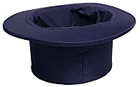 Folding Top Hat, Blue