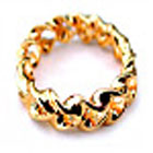 Optical Illusion Ring, Gold Plated